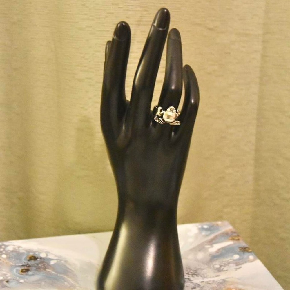 Silver Frog Ring - Picture 6 of 6